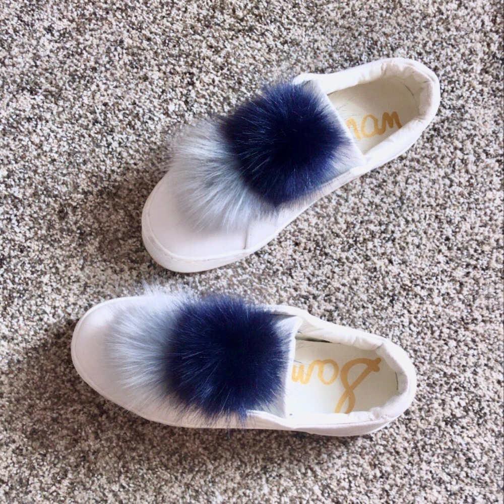 Sam Edelman Faux Fur Sneakers